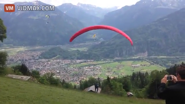 Near Death Paraglider Crash - Videos - VidMax.com
