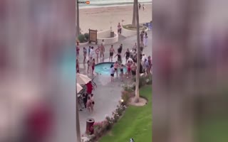 Frightening Footage Shows A Husband And Wife Being Electrocuted In A Hot Tub At A Mexican Resort