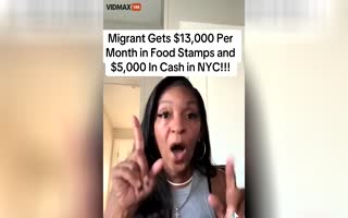 BASED Black Woman Loses Her Mind After Learning Illegals In NYC Are Getting 13k Dollars Per Month In Food Stamps